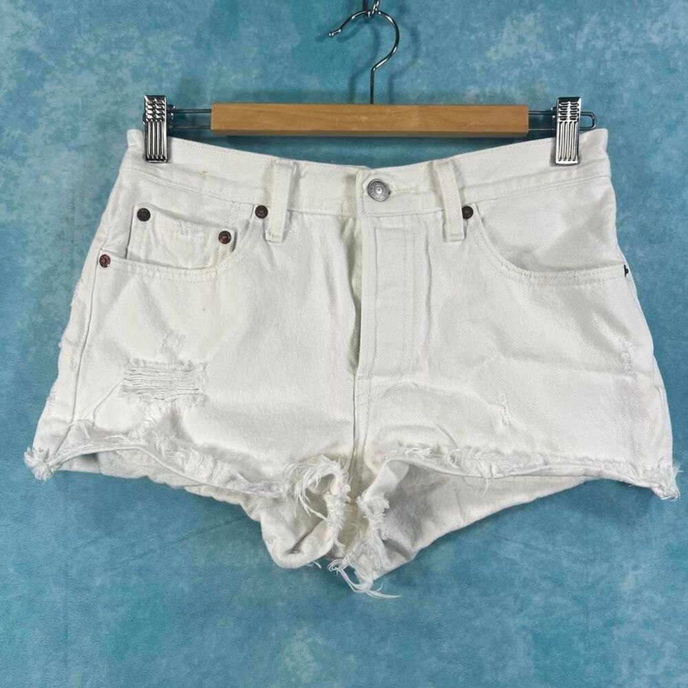 Levi-s Women's White Shorts